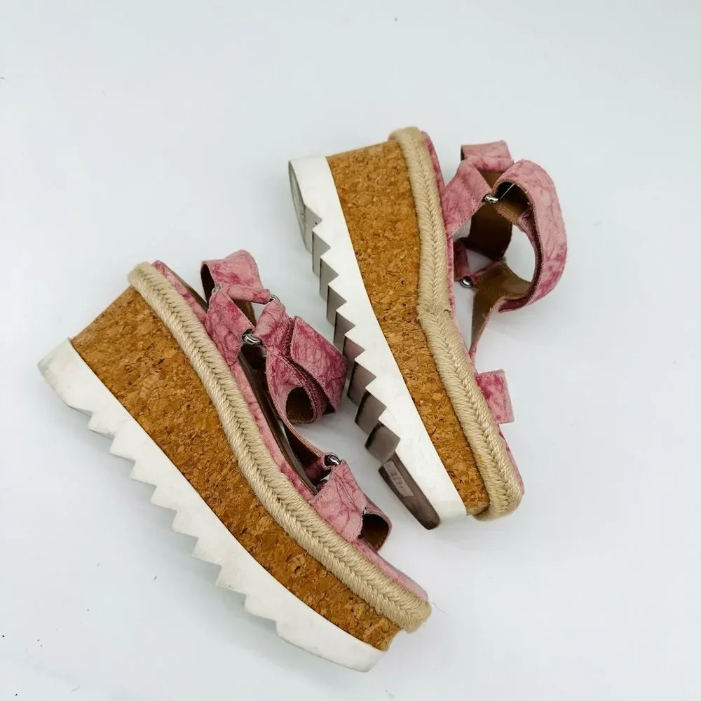 Marc Fisher Pink Strappy Sandals